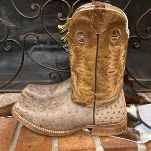 REYME Ostrich Honey Boots size 11.5